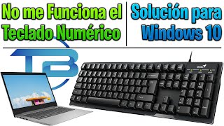 NO FUNCIONA TECLADO NUMÉRICO en WINDOWS 10 ► Solución actualizada para activar números del teclado [upl. by Higginson]