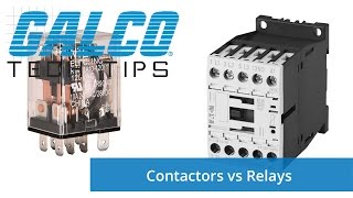 Difference between a Contactor and a Relay  A GalcoTV Tech Tip  Galco [upl. by Karsten]