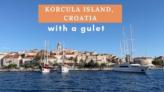 Korcula Croatia  My gulet charter trip onboard Morning Star yacht [upl. by Montano]