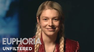 euphoria  unfiltered hunter schafer on jules vaughn  HBO [upl. by Lunneta]