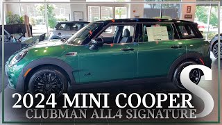 NEW 2024 MINI COOPER S CLUBMAN ALL4 SIGNATURE  Schaumburg IL  Patrick MINI [upl. by Ythomit]