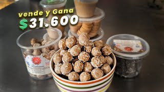 💲Receta de BOLITAS DE LECHE tradicional para VENDER💲  Bolitas faldiqueras ❤️ [upl. by Salahi]