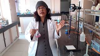 KMnO4 Vs Oxalic acid Titration class 12 by Seema Makhijani Chemistry Practicals PROCEDURE [upl. by Abeh]