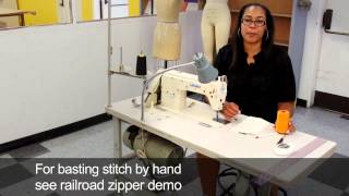 03 How to sew a Lapped Zipper part 3 [upl. by Wicks733]