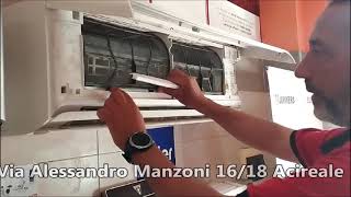 Tutorial come pulire i filtri del climatizzatore Panasonic Etherea [upl. by Karna607]