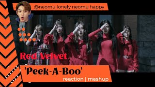 Red Velvet 레드벨벳 피카부 PeekABoo MV kpop Reaction Mashup neomulonelyneomuhappy [upl. by Janos926]