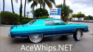 AceWhipsNET Stunnas Candy Teal Chevy on Brushed 30quot Forgiatos [upl. by Jeffries775]