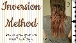 Inversion Method For Hair Growth  How to and results [upl. by Fortunato]