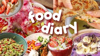 Realistisches FOOD DIARY  Gesunde und vegetarische Gerichte im Alltag mit einfachen Rezepten [upl. by Aciria347]