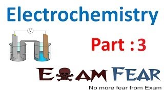 Chemistry Electrochemistry part 3 Concepts Reactivity series CBSE class 12 XII [upl. by Ntsuj]