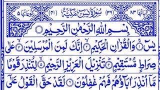 Surah YasinYaseen  Full With Arabic  Beautiful Recitationیس سورہ 36 00129 [upl. by Boleslaw]