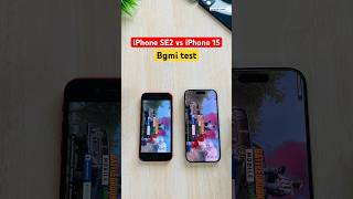 iPhone SE2 vs iPhone 15 Bgmi test shorts short techguidedeepak iphonese2020pubgtest [upl. by Hilary105]