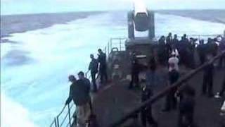 Incredible Video  NZ Navy HMNZ Otago in Rough Sea [upl. by Melc]