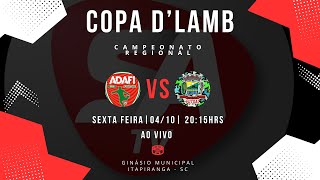 ADAFI X PARAÍSO FUTSAL  COPA DLAMB  CAMPEONATO REGIONAL [upl. by Madian]