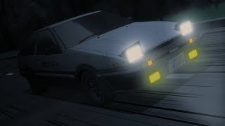 AE86 VS EG6 inital d Takumi vs Shingo Blender animation [upl. by Eittah]