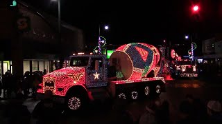 Montesano Festival of Lights Parade 2022  Montesano WA [upl. by Baseler709]