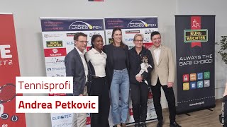 Interview mit ehemaliger Tennisspielerin Andrea Petkovic [upl. by Medea]