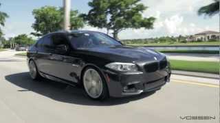 BMW F10 5 Series 535i on 20quot Vossen VVSCV3 Concave Wheels  Rims [upl. by Cerallua]