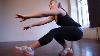 Figure Skating OffIce Workout Reach New Heights Video  FLEXAFIT [upl. by Lusa]