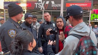 The Many Faces Of Times Square  Cop Watch  Times Square New York City [upl. by Latouche137]