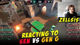 Zellsis Reacts To SEN VS GEN G [upl. by Esekram934]