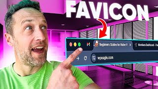 How to add a Site Icon Favicon to WordPress 2024 [upl. by Anileda]