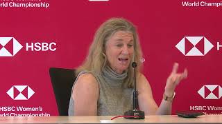 Commissioner Mollie Marcoux Samaan LPGA Press Conference 2022 HSBC Womens World Invitational [upl. by Edvard]