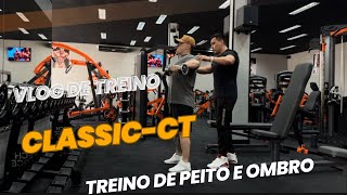 VLOG  TREINO DE PEITO E OMBRO [upl. by Adaurd980]