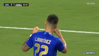 GOLAZO DE LAUTARO 💥  Argentina 3  1 Guatemala  AmistosoEnFOX [upl. by Ogram811]