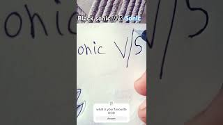 black sonic VS sonic fight  karn gujjar arts  thanks for watching [upl. by Cyprio]