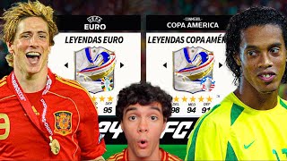 ¡LEYENDAS EUROCOPA vs LEYENDAS COPA AMÉRICA [upl. by Bullard]