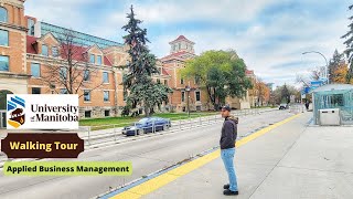 University of Manitoba Campus Tour  Extended Education  Winnipeg  Canada [upl. by Shulins]