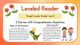 Reading for Grade 1 and Grade 2  Reading Comprehension  Learn English Through Stories Set 9 [upl. by Liu507]