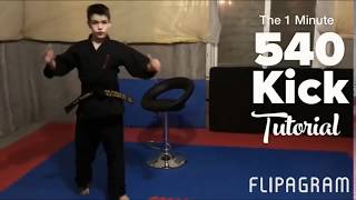 The 1 Minute 540 kick tutorial [upl. by Oatis]