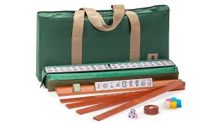 American Mahjong Set quotHuntingtonquot with Mineral Green Soft Case [upl. by Nrobyalc]