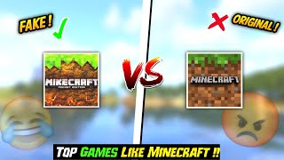 Top 5 Games like minecraft 😂 that actually blow your mind  Copy Games of Minecraft [upl. by Ytissahc]