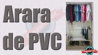 Como fazer Arara de PVC [upl. by Janiuszck]