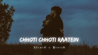 chhoti chhoti raatein  slowed  reverb tum bin movie song [upl. by Eiramyelhsa]