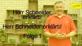 Herr Schneider erklärt die neue YouTubeSerie quotHerr Schneider erklärtquot [upl. by Ahsikyw]