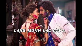 Lahu Munh Lag Gaya  RaamLeela  Full Audio Song [upl. by Ylus]