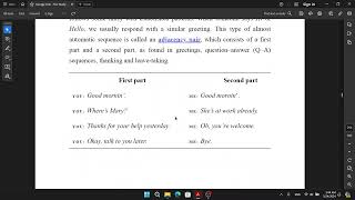 شرح علم اللغة جابتر 11 Pauses Filled Pauses Adjacency Pairs and Insertion Sequences [upl. by Hamner829]