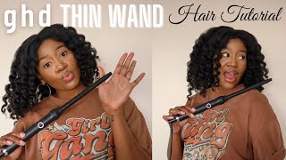 I curled my 4c hair with ghd’s Thin Wand and the RESULTS  just WOW [upl. by Annatnas]