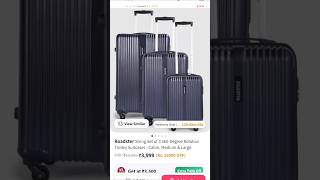 Roaster 3 Suitcase ₹3999 🚀 Travel in Style amp Comfort SuitcaseDeal [upl. by Aratak]