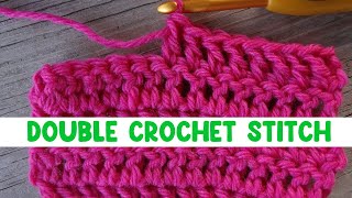 How to Work the Double Crochet Stitch [upl. by Forsyth]