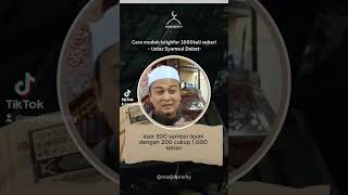 Cara mudah istighfar 1000 kali sehari  Ustaz Syamsul Debat [upl. by Swayne]