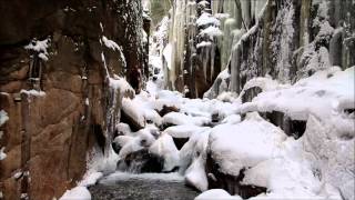 Flume Gorge in Winter [upl. by Dorthea]