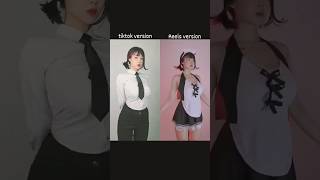 No bra tiktok vs reels no bra tiktok vs reels sexy girls tiktok vs reels challenge Nobra cosplay [upl. by Uis]