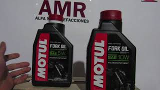 Aceite Motul para barras de suspensión [upl. by Lydell]