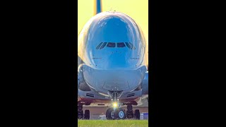 AMAZING CLOSE UP A380 Take off [upl. by Laius]