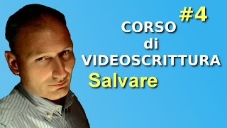 Maggiolina  Corso di Videoscrittura  4 Salvare [upl. by Ellehs209]